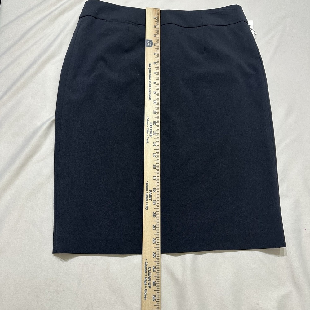 Calvin Klein Womens Navy Pencil Skirt Size 8 Knee Length Lined NWT - Picture 11 of 11